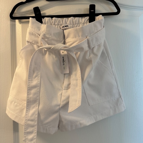 NWT Steve Madden Seaside Cinch Paperbag Waist Shorts Small - Picture 7 of 8